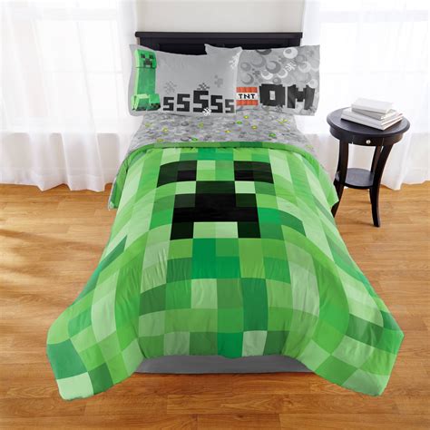 Minecraft Twin or Full Bedding Comforter, 1 Each - Walmart.com