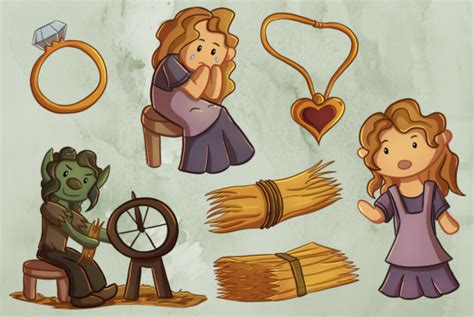 Rumpelstiltskin Fairy Tale (Graphic) by Keepinitkawaiidesign · Creative ...