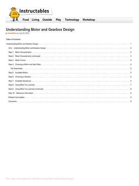 Understanding Motor and Gearbox Design | PDF | Electric Motor ...