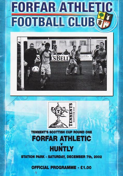 Forfar Athletic vs Huntly - 2002 - Cover Page | Miles McClagan | Flickr