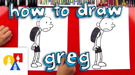 How To Draw Greg From Diary Of A Wimpy Kid (With images) | Art for kids ...