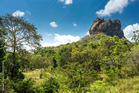 Sigiriya Lion Rock Fortress in Sri Lanka Stock Photo | Adobe Stock