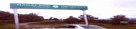 Nagaland University Admission 2024-25