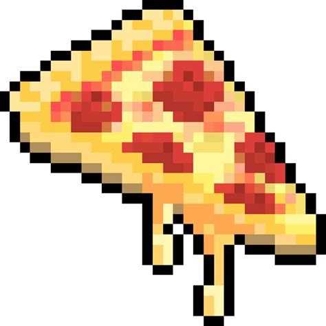 Pizza Pixel Art Maker Cute Pizza Pixel Art Free Transparent Png ...