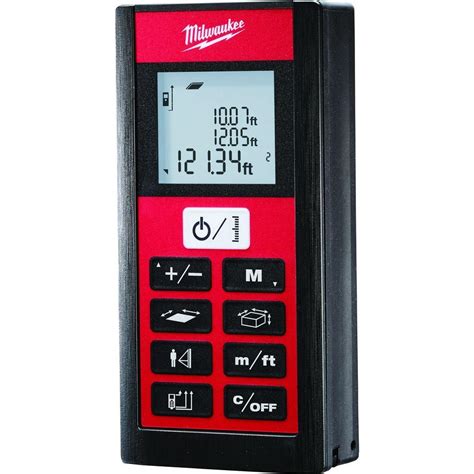 Milwaukee 200 ft. Laser Distance Digital Meter-2281-20 - The Home Depot