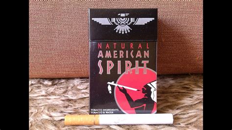 Обзор Natural American Spirit Black USA - YouTube