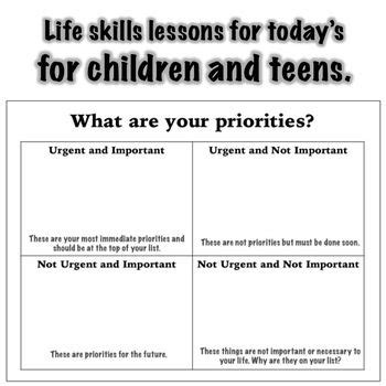 How to Decide Your Priorities: A Worksheet & Activity (Bac | Life ...