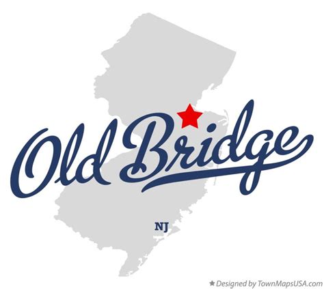 Map of Old Bridge, NJ, New Jersey