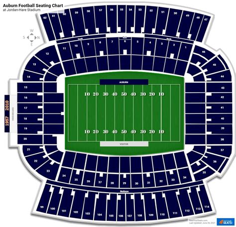 Auburn Football Seating Chart With Seat Numbers | Elcho Table