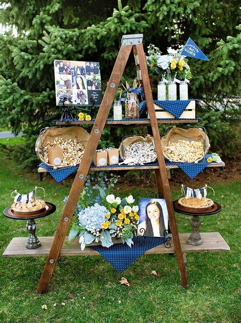 Lovely & Rustic Keys to Success Graduation Party #outdoorparty ...