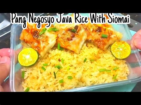 PANGNEGOSYO RECIPE: JAVA RICE WITH SIOMAI.JAVA "FRIED RICE" COOKS IN ...