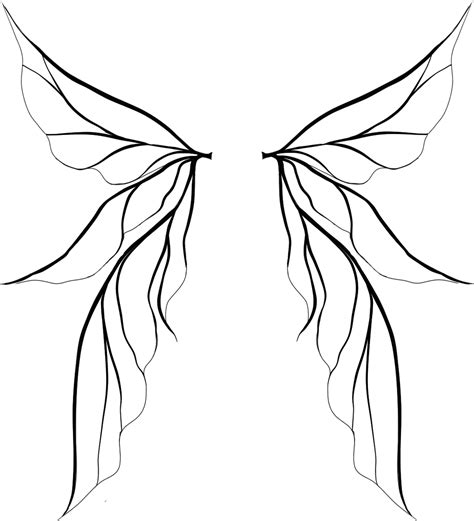 Butterfly Wings Drawing | Free download on ClipArtMag