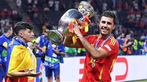 Rodri celebrates career-best day as Spain win Euro 2024 | soccer