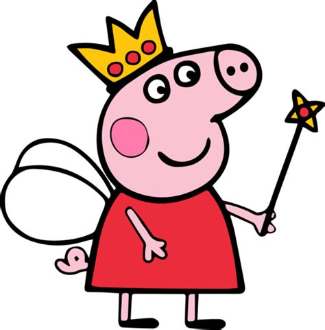 Peppa Pig Fairy | The Craft Chop | Peppa pig drawing, Peppa pig ...