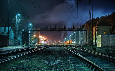 HD Train Tracks Wallpaper - WallpaperSafari