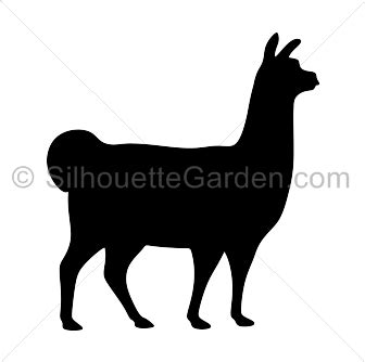 Llama Silhouette - Free Clip Art, Printable, and Vector Downloads