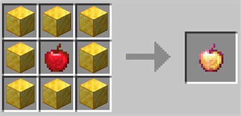 Craftable Enchanted Golden Apple Minecraft Data Pack