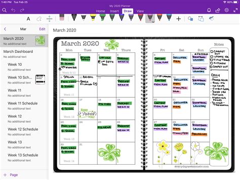 Onenote Templates Planner - Printable Word Searches