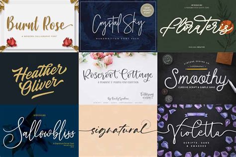 10 Best Cursive Fonts for Logos & Branding