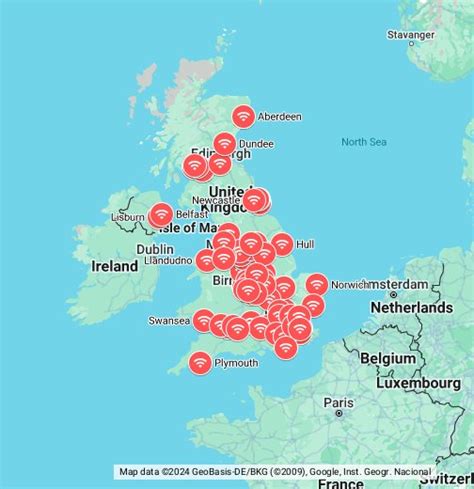 5G UK Coverage Map - Google My Maps