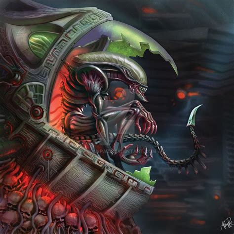 Art by ALLANPAZ Alien Xenomorph fanart | Alien artwork, Predator alien ...