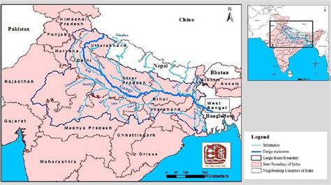 Ganga Yamuna River Map