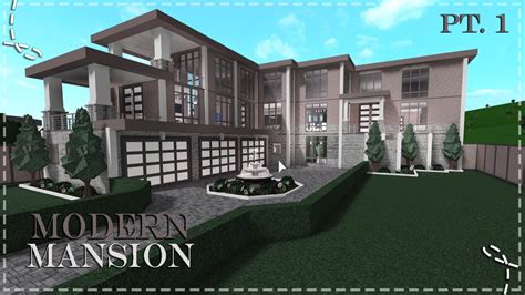 Modern mansion bloxburg