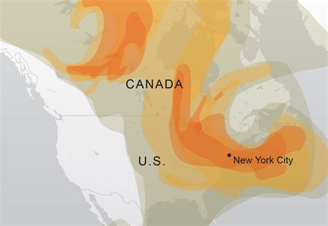 Record-breaking Canadian wildfires have generated an unprecedented ...