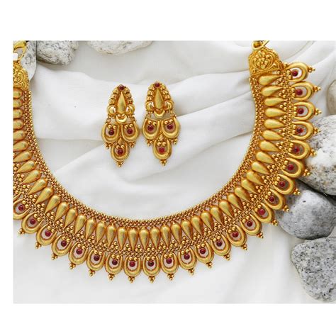 Buy quality Bridal jewellery gold necklace set design in Pune