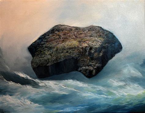 I am a rock, I am an island Painting by Rolando Duartes | Saatchi Art