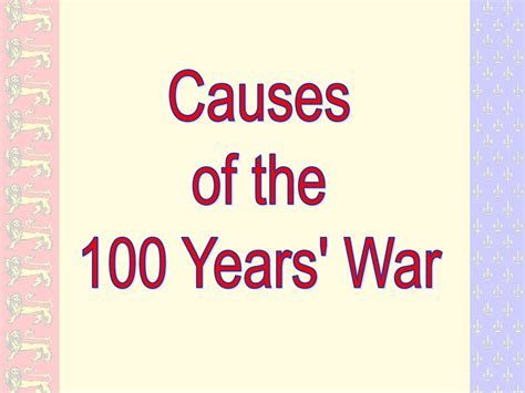 The Hundred Years' War ( ). - ppt download