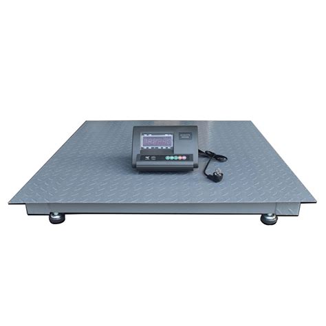 3 Ton Steel Platform Digital Industrial Pallet Scales , Floor Scale For ...