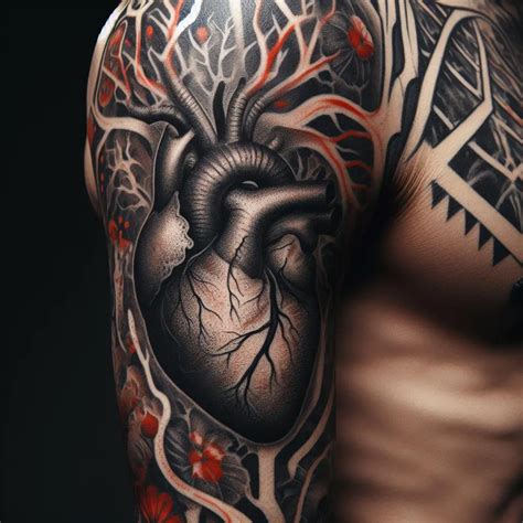 Realistic Heart Tattoo - Your Own Tattoo Design: Custom Designs Crafted ...