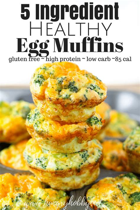 5 Ingredient Healthy Egg Muffins - Customizable Recipe!