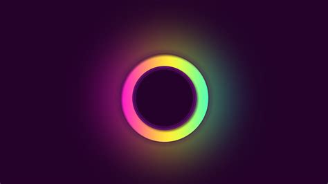 Glowing Circle Abstract 4k Wallpaper,HD Abstract Wallpapers,4k ...