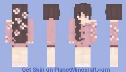 cherry blossom Minecraft Skin