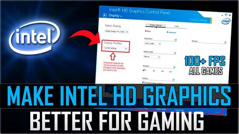 How to Make Intel HD Graphics Better For GAMING | Best Intel HD ...