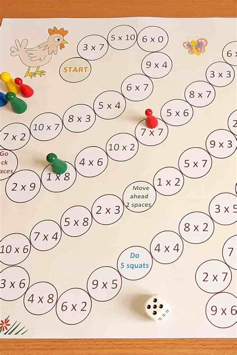 Pin by MathEasily.com on Math Multiplication in 2021 | Board games for ...