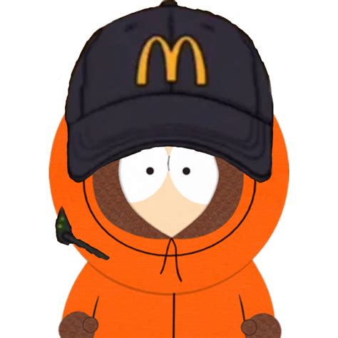 a cartoon character wearing an orange jacket and black hat with a ...