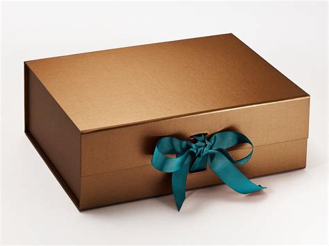 Copper Large Gift Boxes and Luxury Gift Hamper Packaging - FoldaBox USA