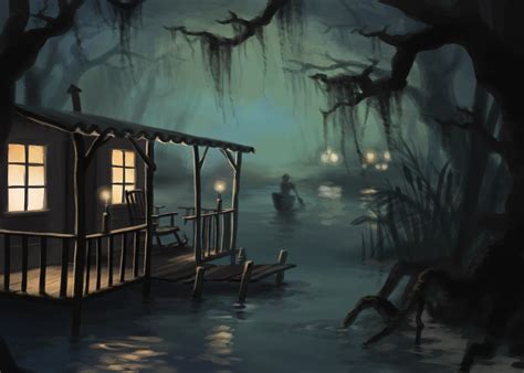 Bayou Shack by annekemikkers on DeviantArt