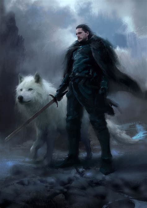 Wallpaper 4K Jon Snow Trick | Jon snow, King in the north, Jon snow art