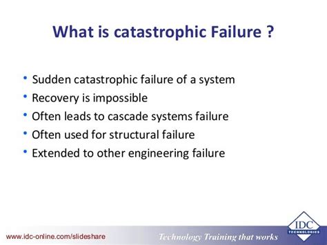 Catastrophic Engineering Failure