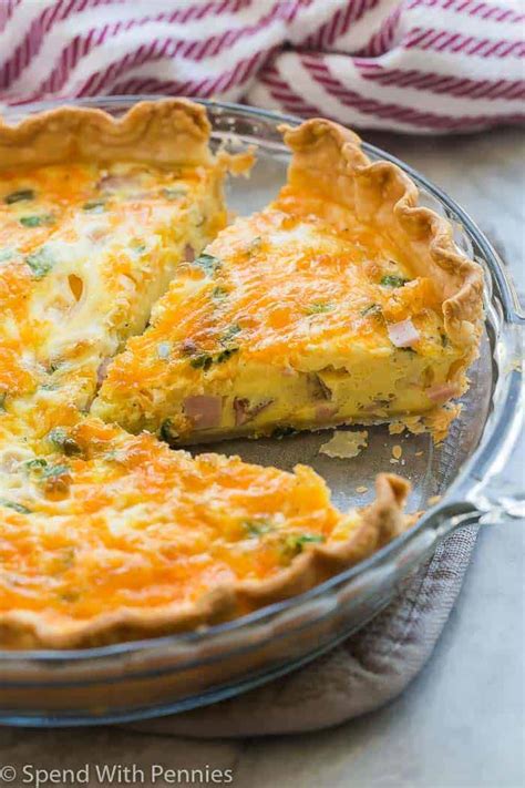 Easy Quiche Recipe - Spend With Pennies