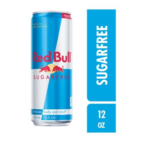 Red Bull Sugar Free Energy Drink Can, 12 fl oz - Kroger