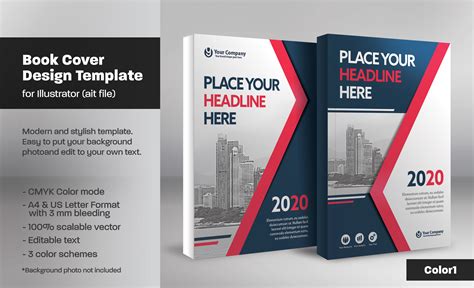 Illustrator Book Cover Template - 16+ Book Covers In Illustrator ...