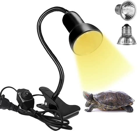 Amazon.com: Smiletag Tortoise Heat Lamp, 25W+50W Reptile Heat Lamp, UVA ...