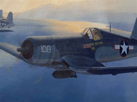 Original F4U Corsair Painting