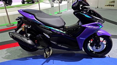 2023 Yamaha Aerox Deep Purple ABS Version - YouTube