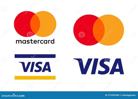 LVIV, UKRAINE - MARCH 27, 2023 : Mastercard and VISA Logo - Credit ...